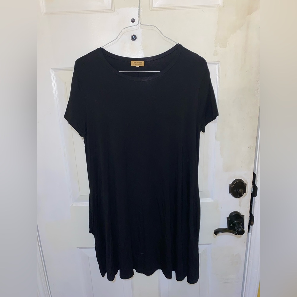 Black Tshirt Dress | Piko